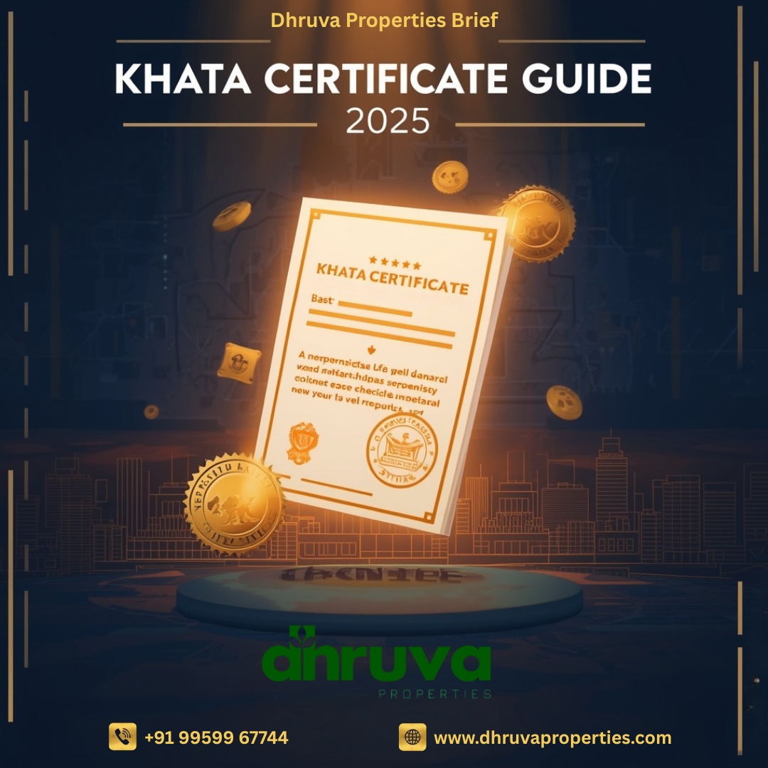 What is Khata Certificate and How to Get It for Your Site | Dhruva Properties 2025 Brief