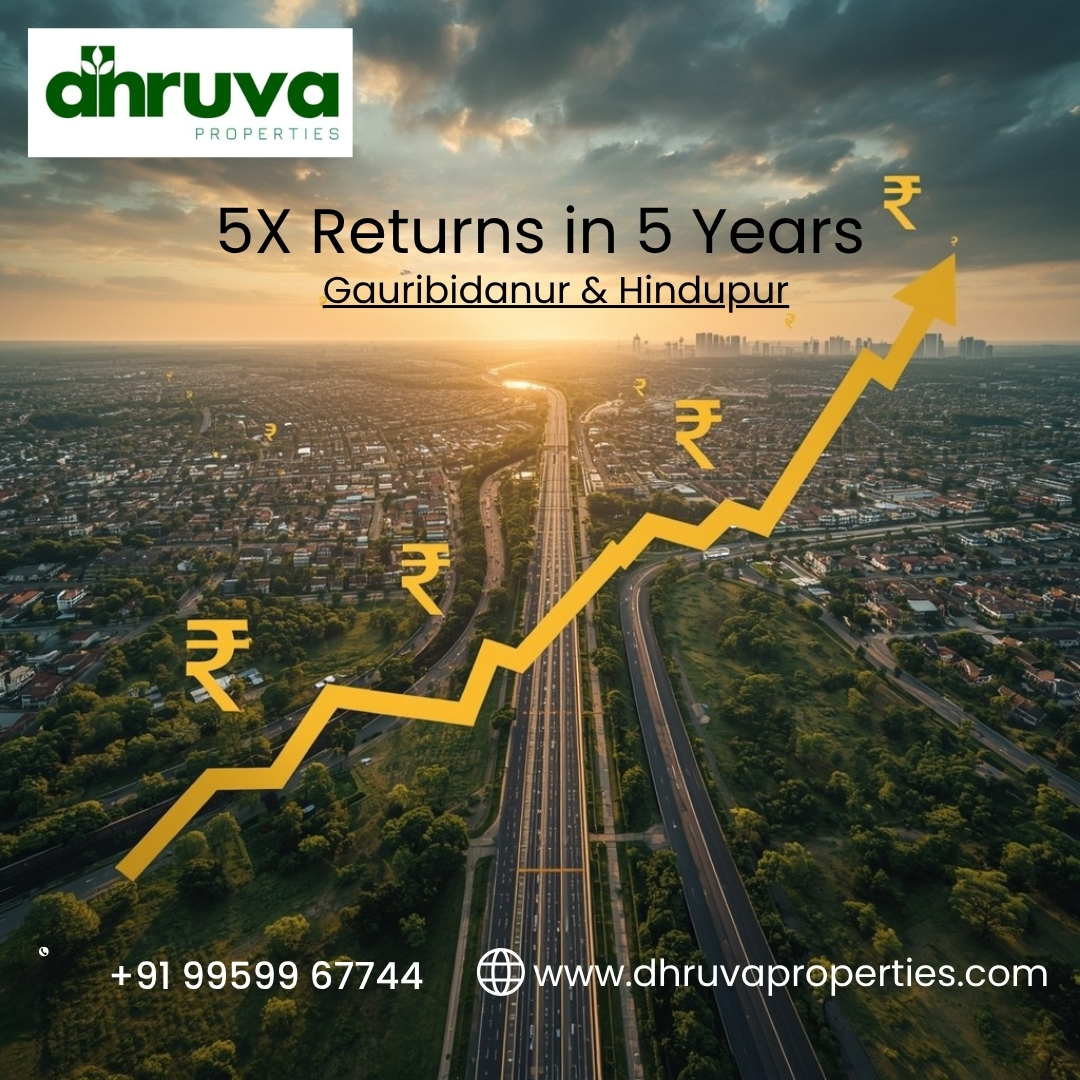 5 Years to 5X Returns? Garibidanur Real Estate Boom 2025 | Dhruva Properties 2025