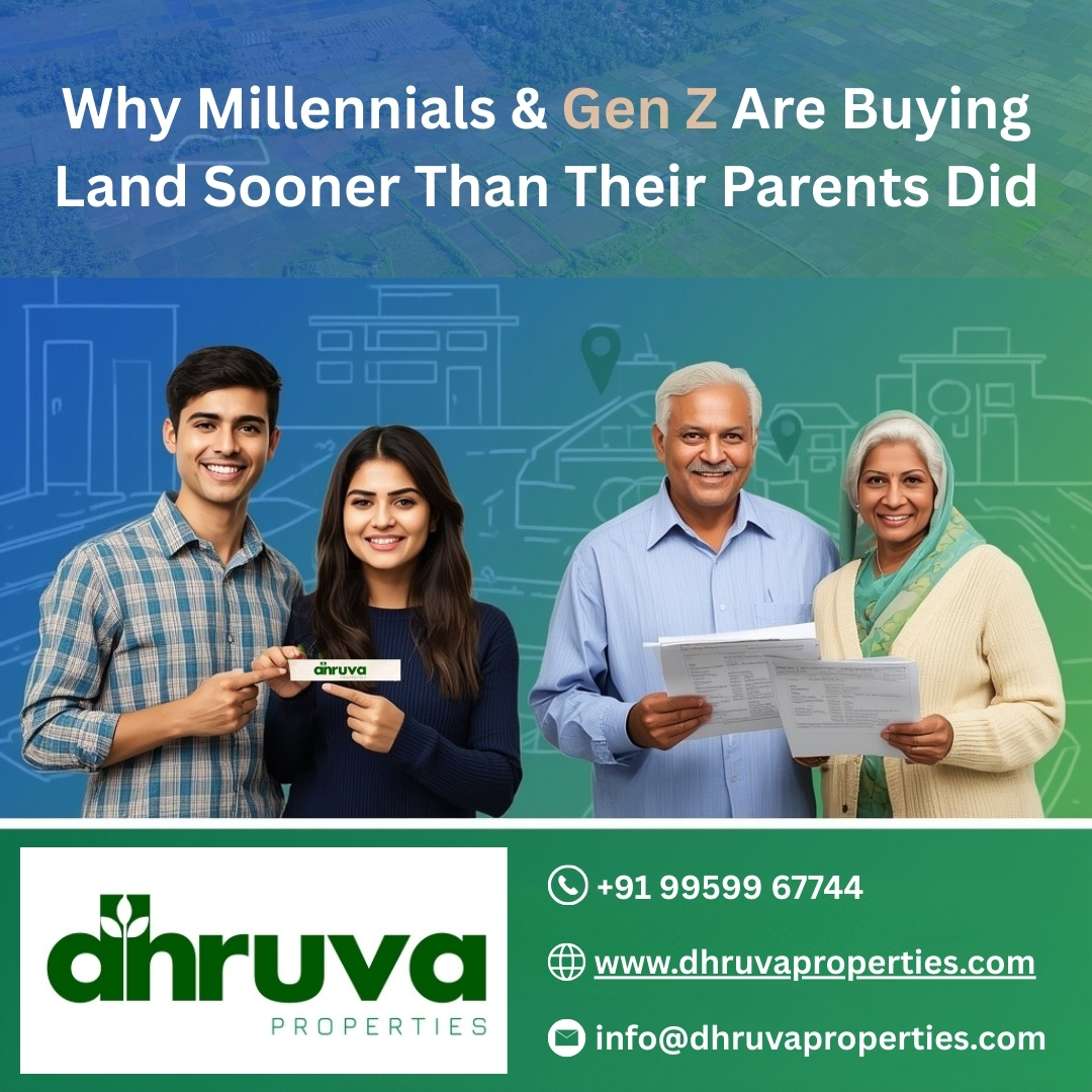 Why Millennials & Gen Z Are Buying Land Sooner Than Their Parents Did | Dhruva Properties 2025