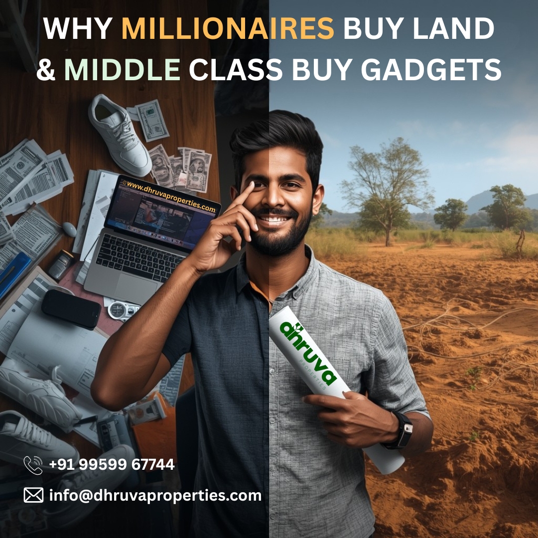 Why Millionaires Buy Land & Middle Class Buy Gadgets | Dhruva Properties 2025 Brief
