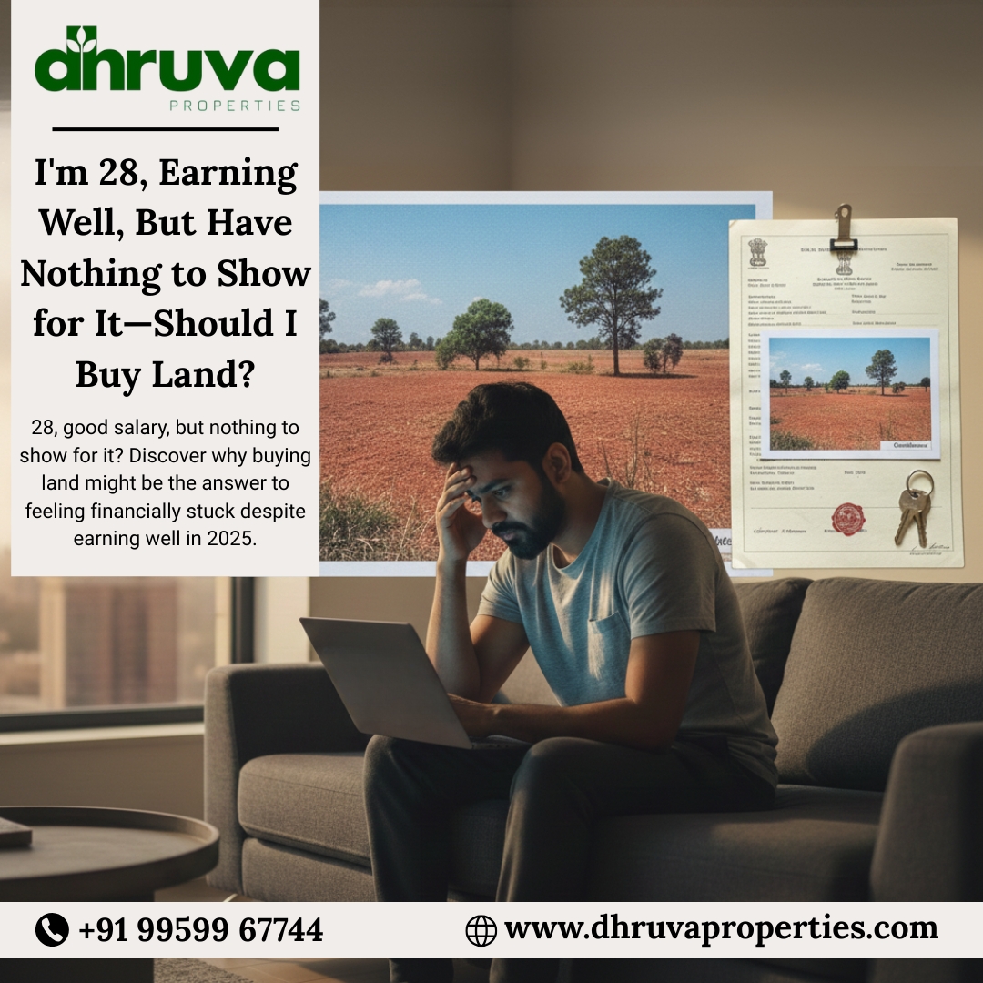I'm 28, Earning Well, But Have Nothing to Show for It—Should I Buy Land? | Dhruva Properties 2025