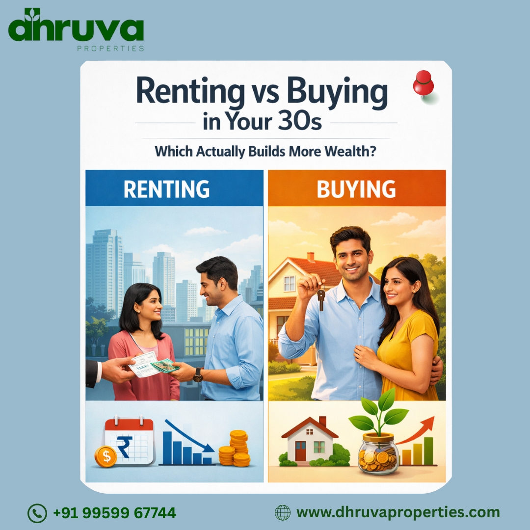 Renting vs. buying in your 30s: Which actually builds more wealth?