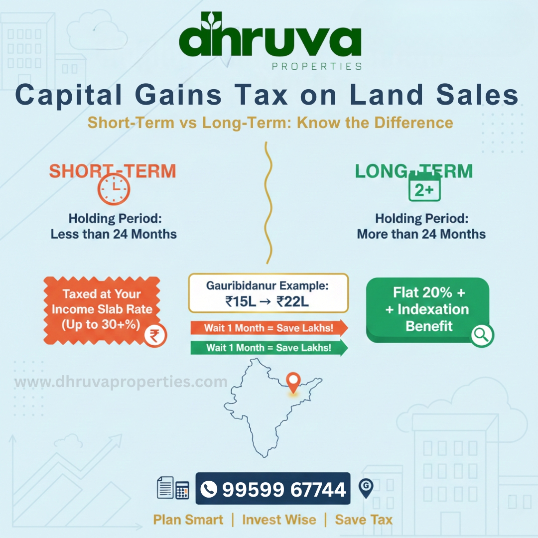 Understanding Capital Gains Tax on Residential Land Sales: Short-Term vs. Long-Term Implications