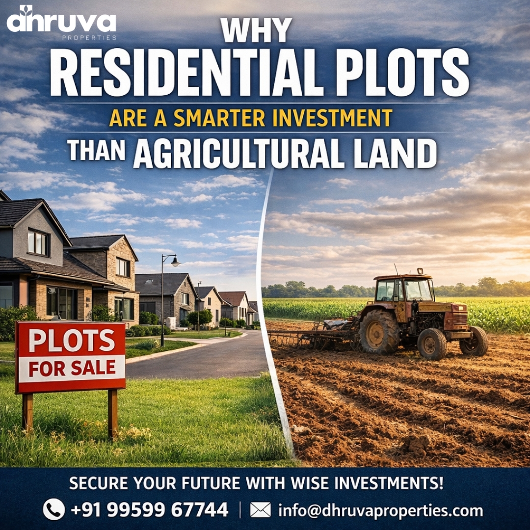Why Residential Plots Are a Smarter Investment Than Agricultural Land